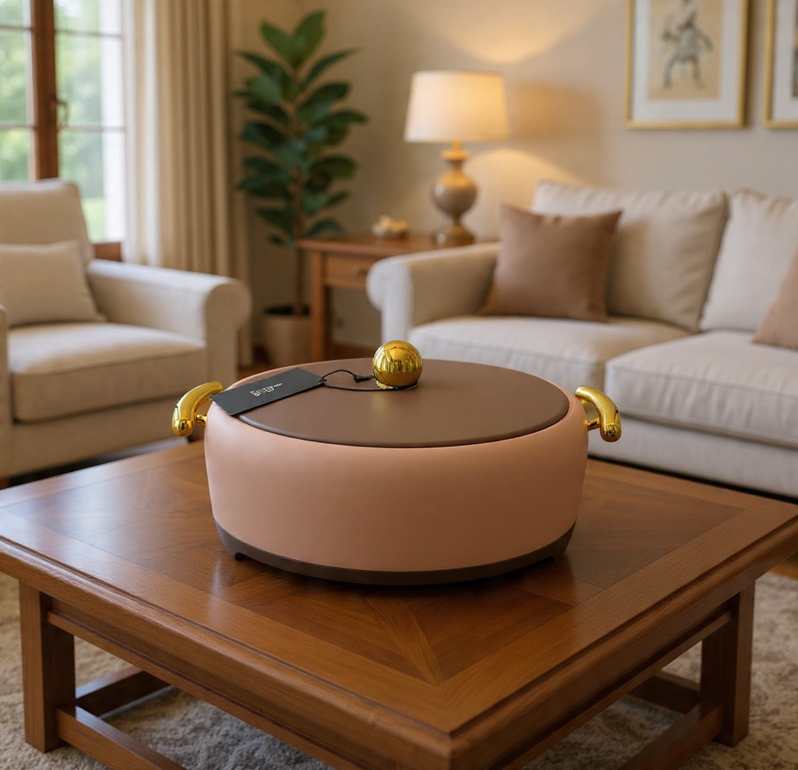Luxury Forever Gold Insulated Hot Pot  – Perfect for Family & Friends Gatherings (Single Piece 2.5Ltr)