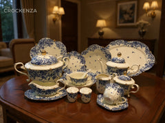 Imported Premium 75 Pcs Dinner Set for 8-persons Serving - Inspired by Royal Albert England