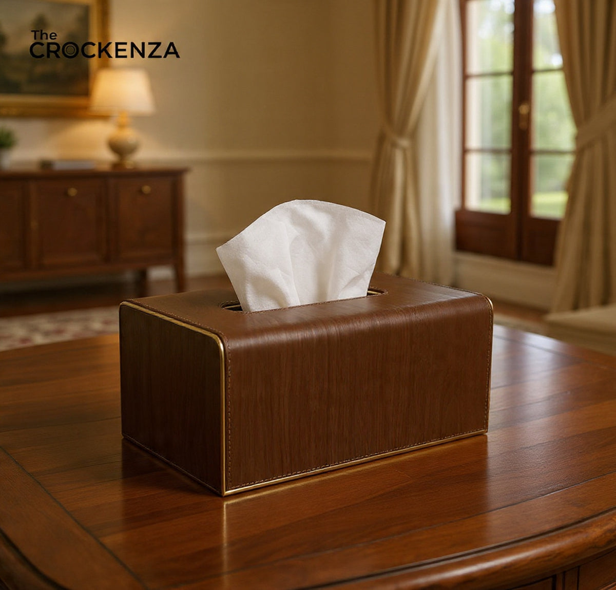 Elite Luxe Tissue Box Cover – Premium Designer Décor for Home, Office & Car