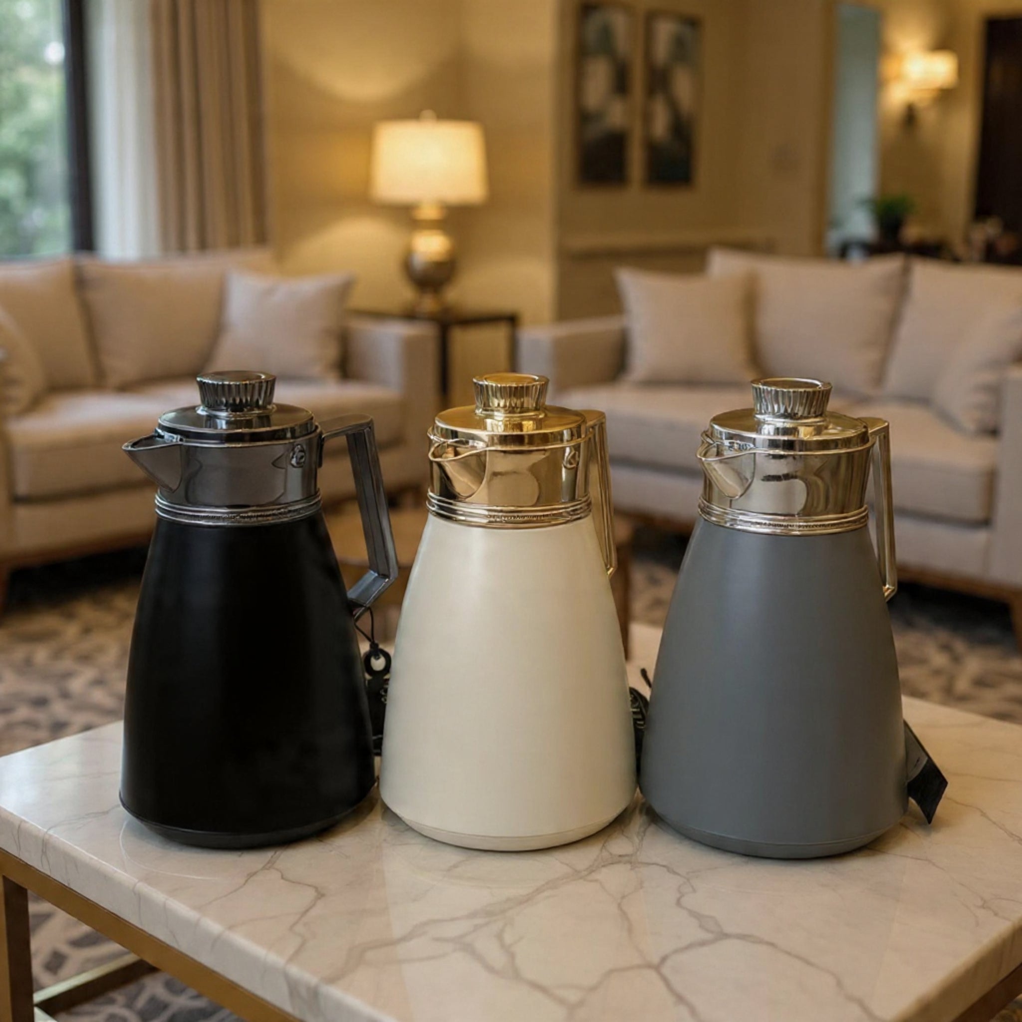 Premium 1 Litre Vacuum Insulated Thermos Flask – Luxury Hot & Cold Beverage Server