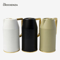 The Crockenza 1L Insulated Thermal Carafe – Elegant Vacuum Flask for Coffee, Tea & Hot/Cold Beverages