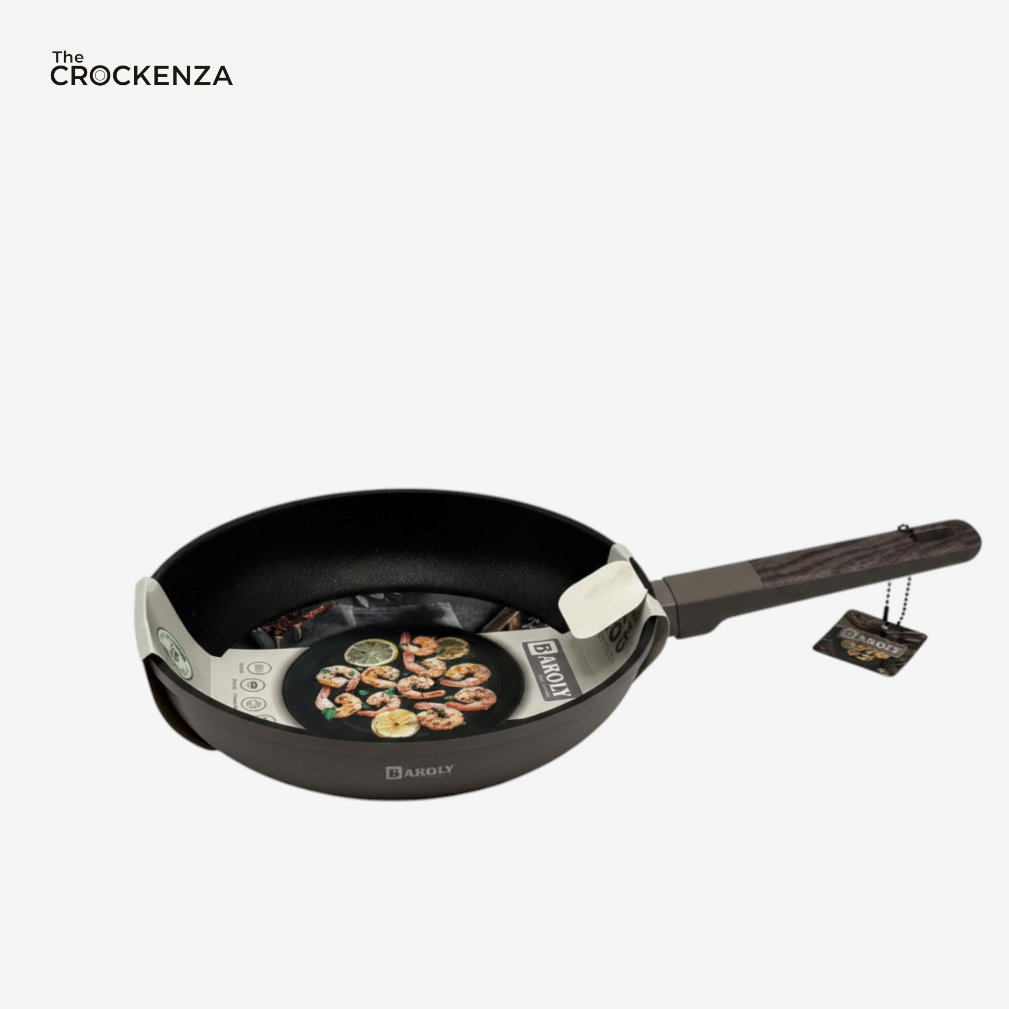 Baroly Professional Non-Stick Fry Pan Set – Premium Marble Coating with Ergonomic Heat-Resistant Handle