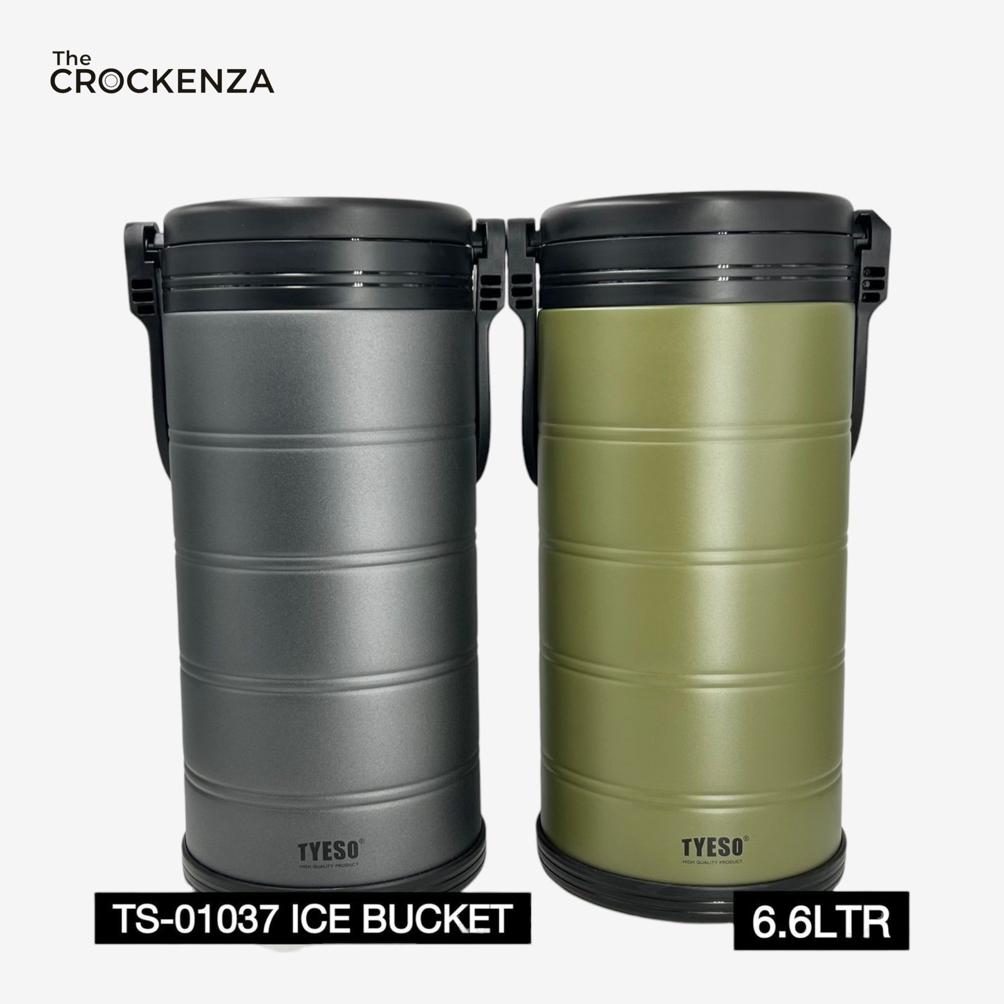 Premium Insulated Ice Bucket with Lid & Handle – Large Capacity Ice Storage Bucket for Home, Parties & Kitchen
