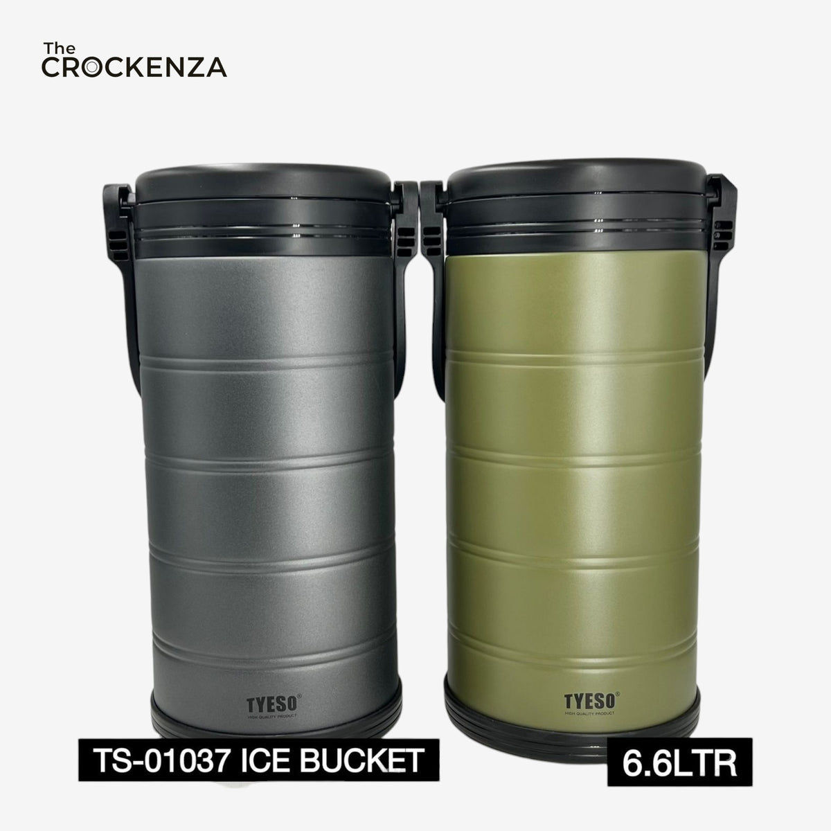 Premium Insulated Ice Bucket with Lid & Handle – Large Capacity Ice Storage Bucket for Home, Parties & Kitchen