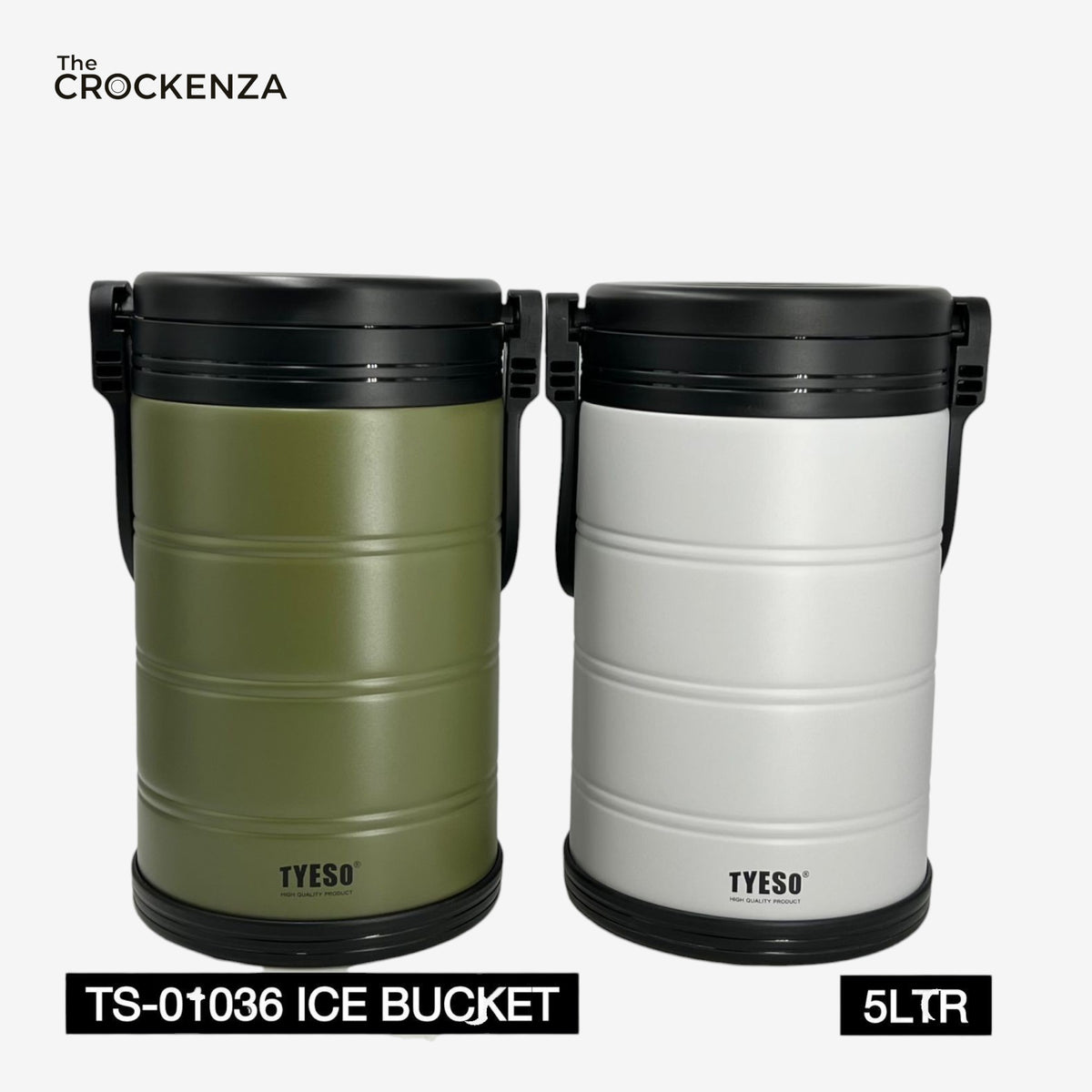 Premium Insulated Ice Bucket with Lid & Handle – Large Capacity Ice Storage Bucket for Home, Parties & Kitchen