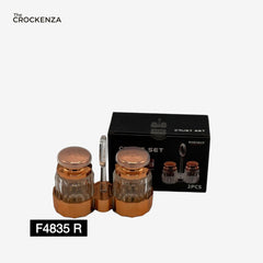Luxury Acrylic Salt & Pepper Cruet Set with Stand – Shaker Set (2 PCS)