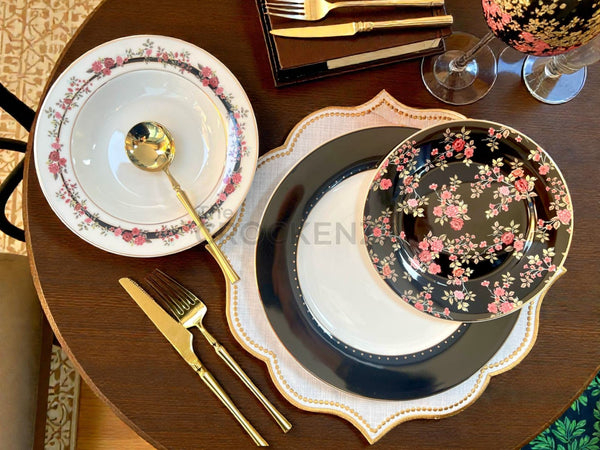 Imported Luxury 18-Pcs Johnson Bros–Inspired Premium Floral Plate Set