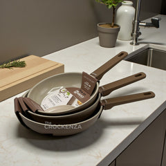 Baroly Professional Non-Stick Frying Pan – Premium Marble Coating with Ergonomic Heat-Resistant Handle