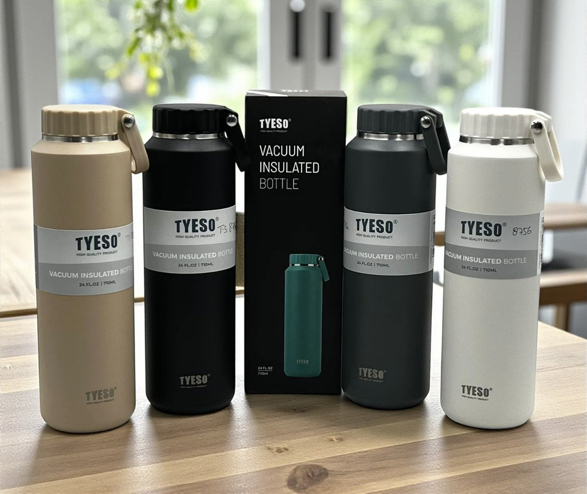 Imported TYESO 710ML Stainless Steel Insulated Bottle – Smart Hydration for Sharp Minds | Multiple Colors