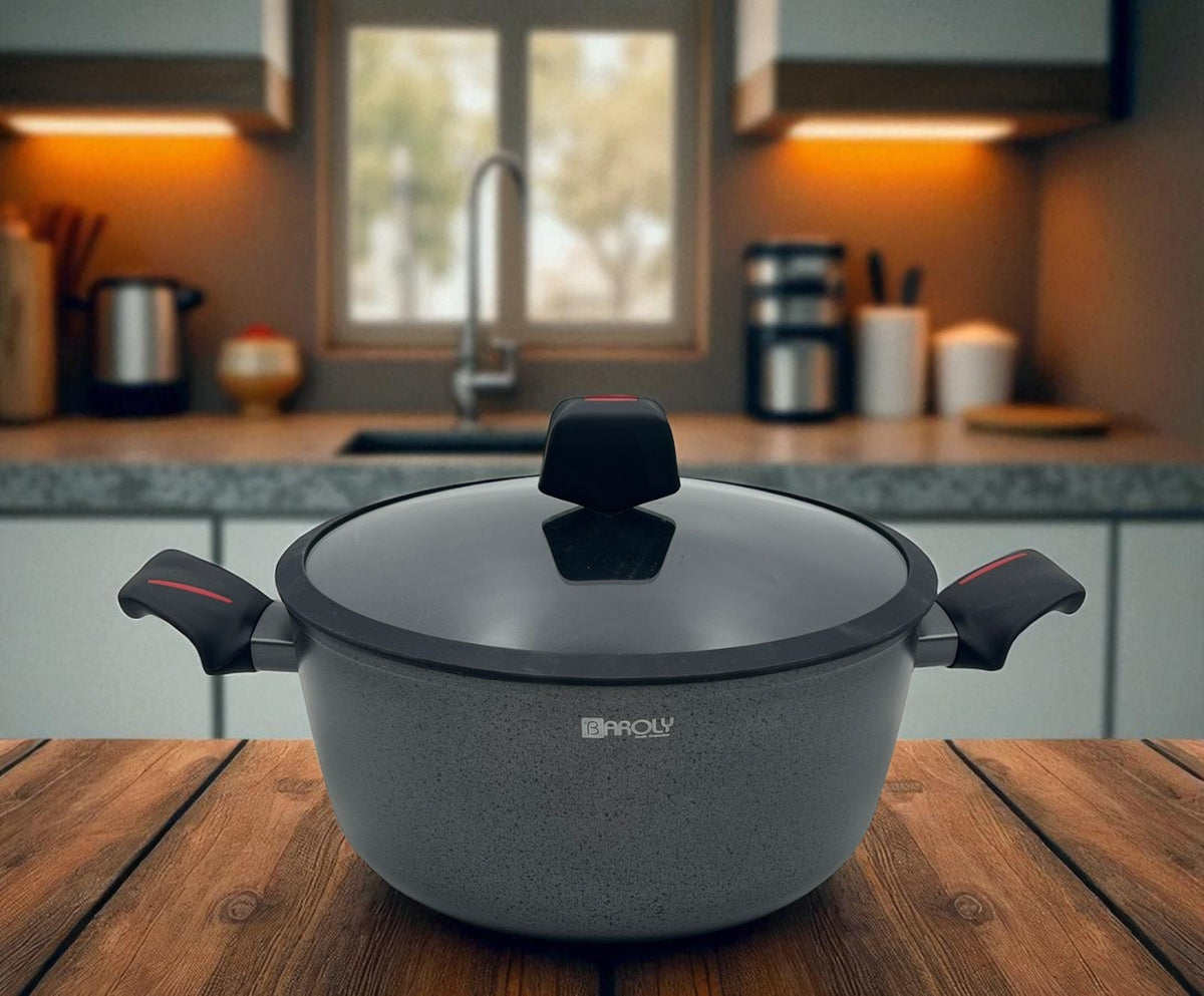 Baroly Multi-Purpose Casserole – Non-Stick, Dishwasher Safe, Lid Included