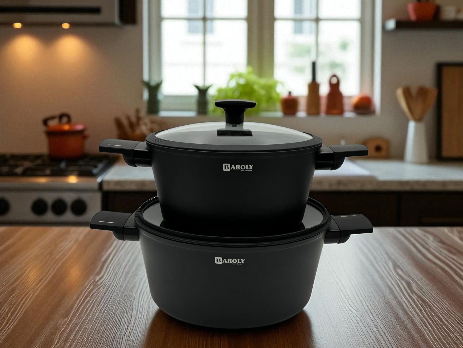 Baroly Multi-Purpose Casserole – Non-Stick, Dishwasher Safe, Lid Included